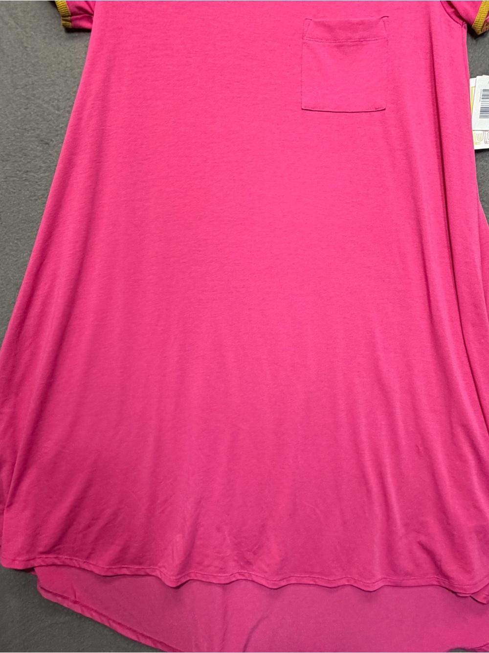 New with tags large Lularoe Pink Carly Dress - Picture 2 of 9